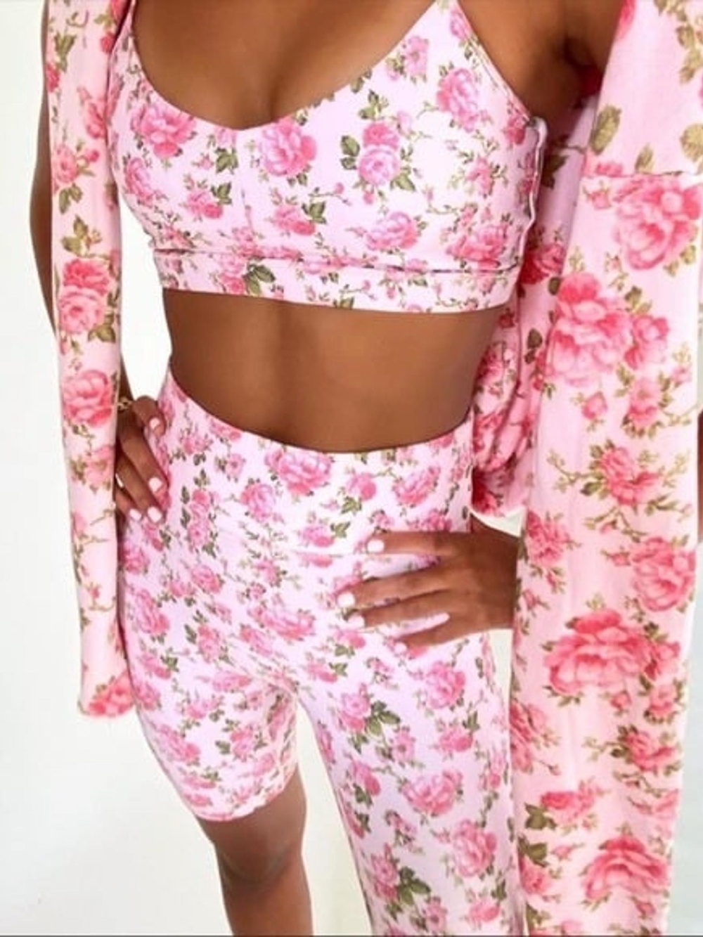 Loveshackfancy X Bandier Hoodie | Limited Edition In Pink Peony | Small | RARE - Picture 2 of 10